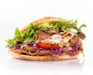Donner Kebab with Turkish Bread